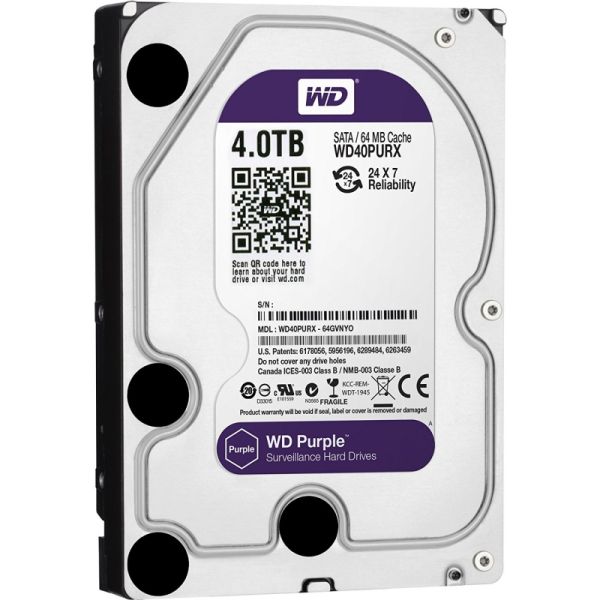 Жесткий диск Western Digital WD40PURX 4 Тб HDD SATA III 3.5 